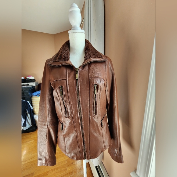 Anne Klein Jackets & Blazers - Anne klein leather jacket